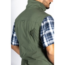 Maul Vest Grün II - classic, water-repellent, breathable - beige Men - oversized -